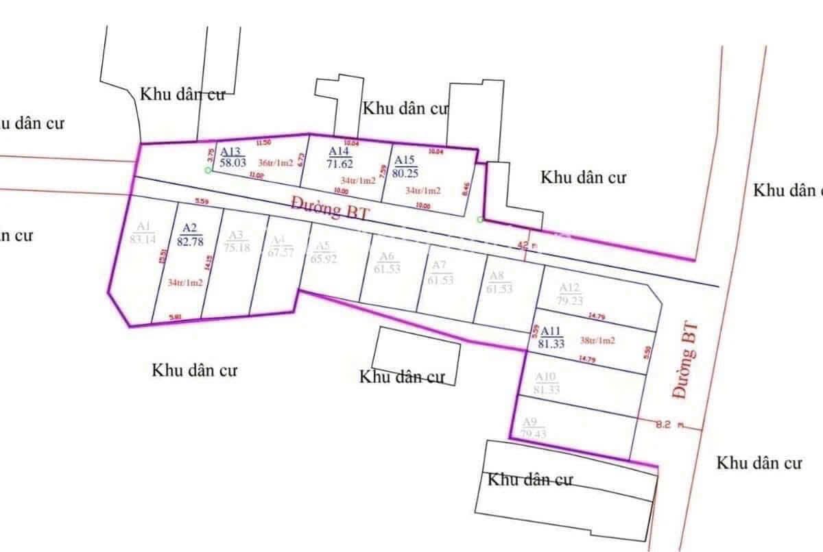 Bán lô đất đấu giá siêu hiếm 75,2m2 (Mt + Hậu : 5m59 / 5m81) tại Lương Nỗ- Tiên Dương - Đông Anh - Hà Nội.